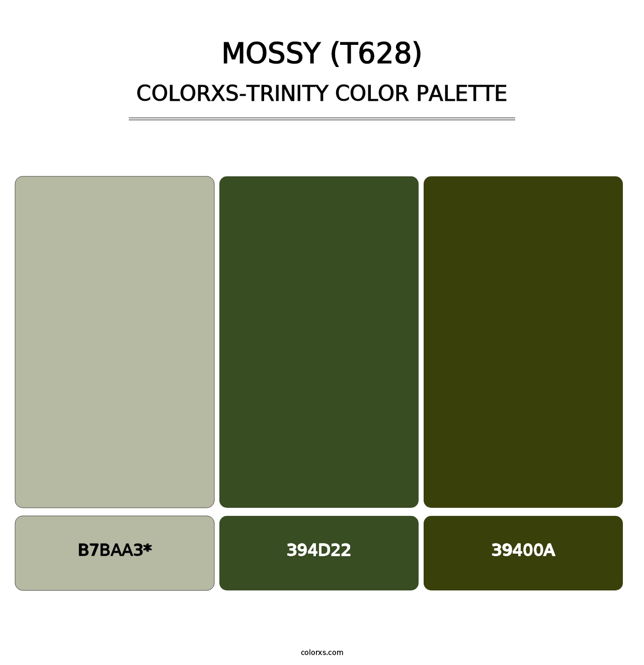 Mossy (T628) - Colorxs Trinity Palette