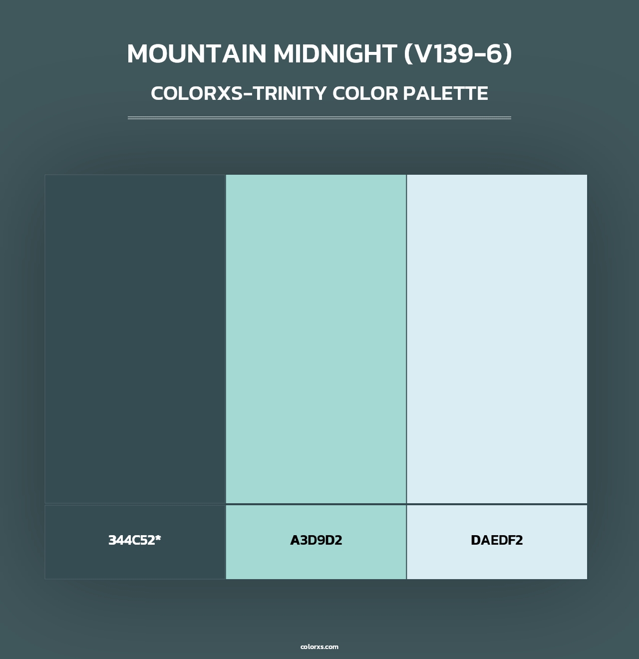 Mountain Midnight (V139-6) - Colorxs Trinity Palette