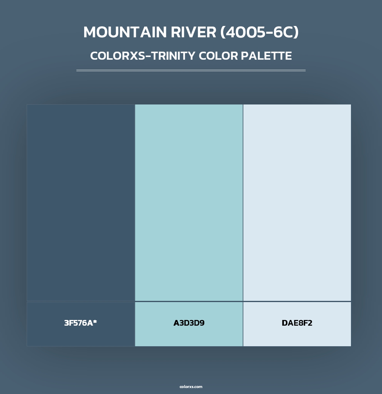 Mountain River (4005-6C) - Colorxs Trinity Palette