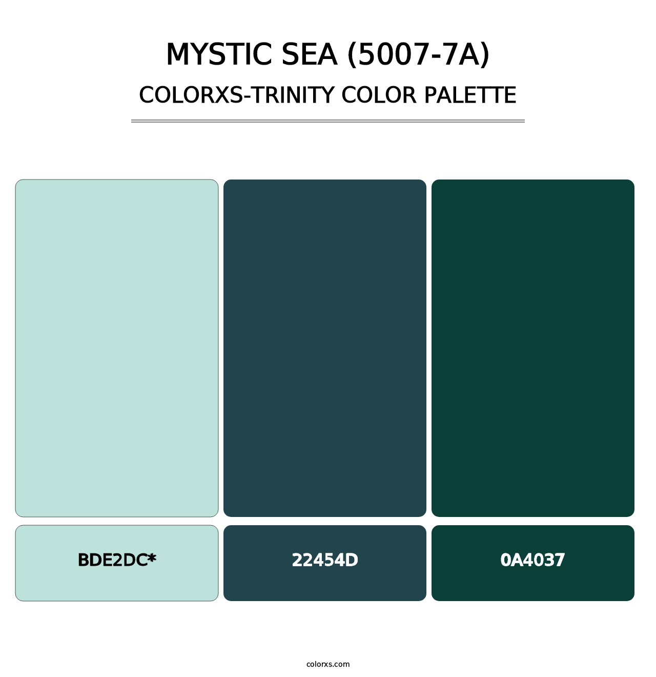 Mystic Sea (5007-7A) - Colorxs Trinity Palette