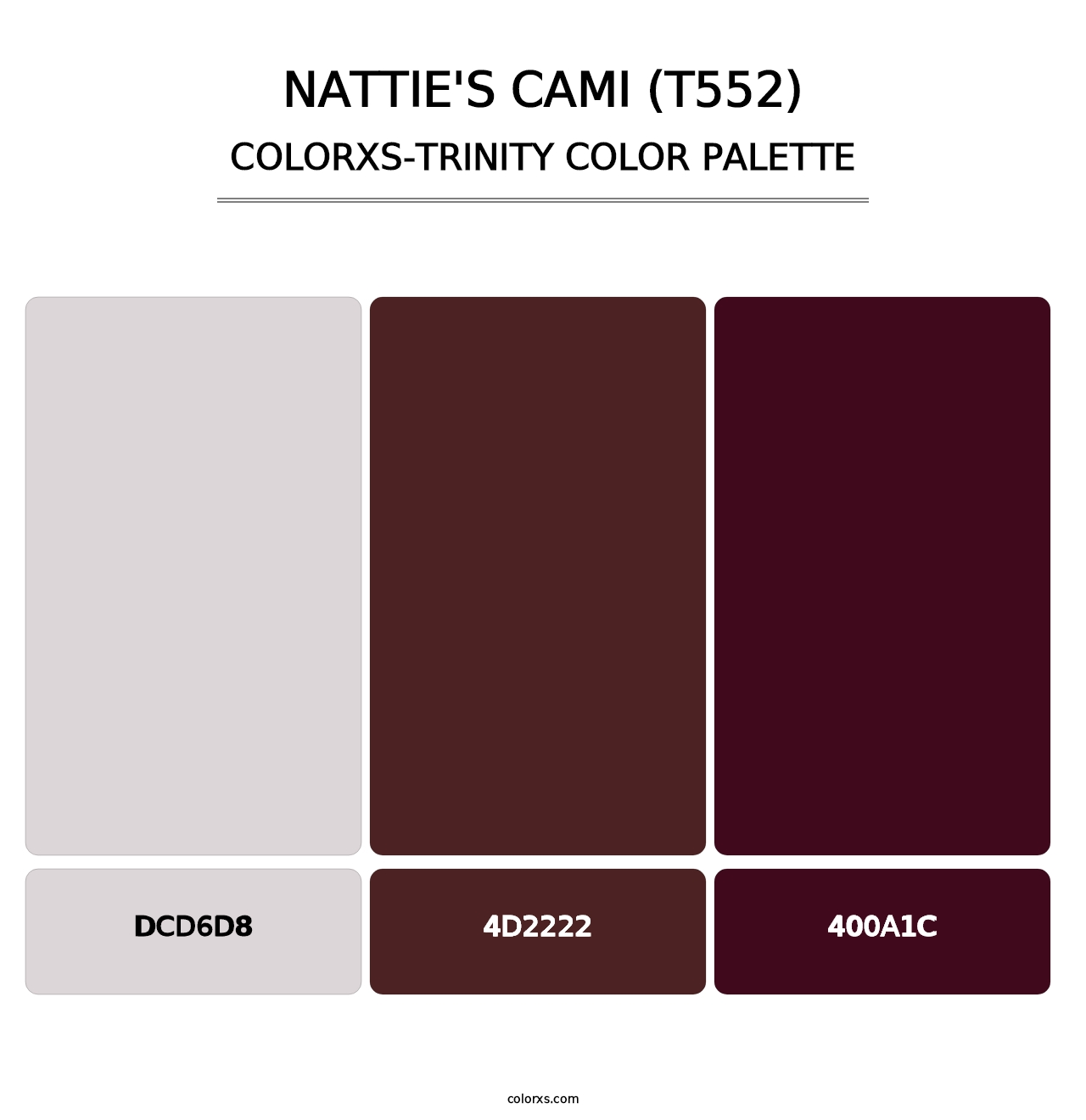 Nattie's Cami (T552) - Colorxs Trinity Palette