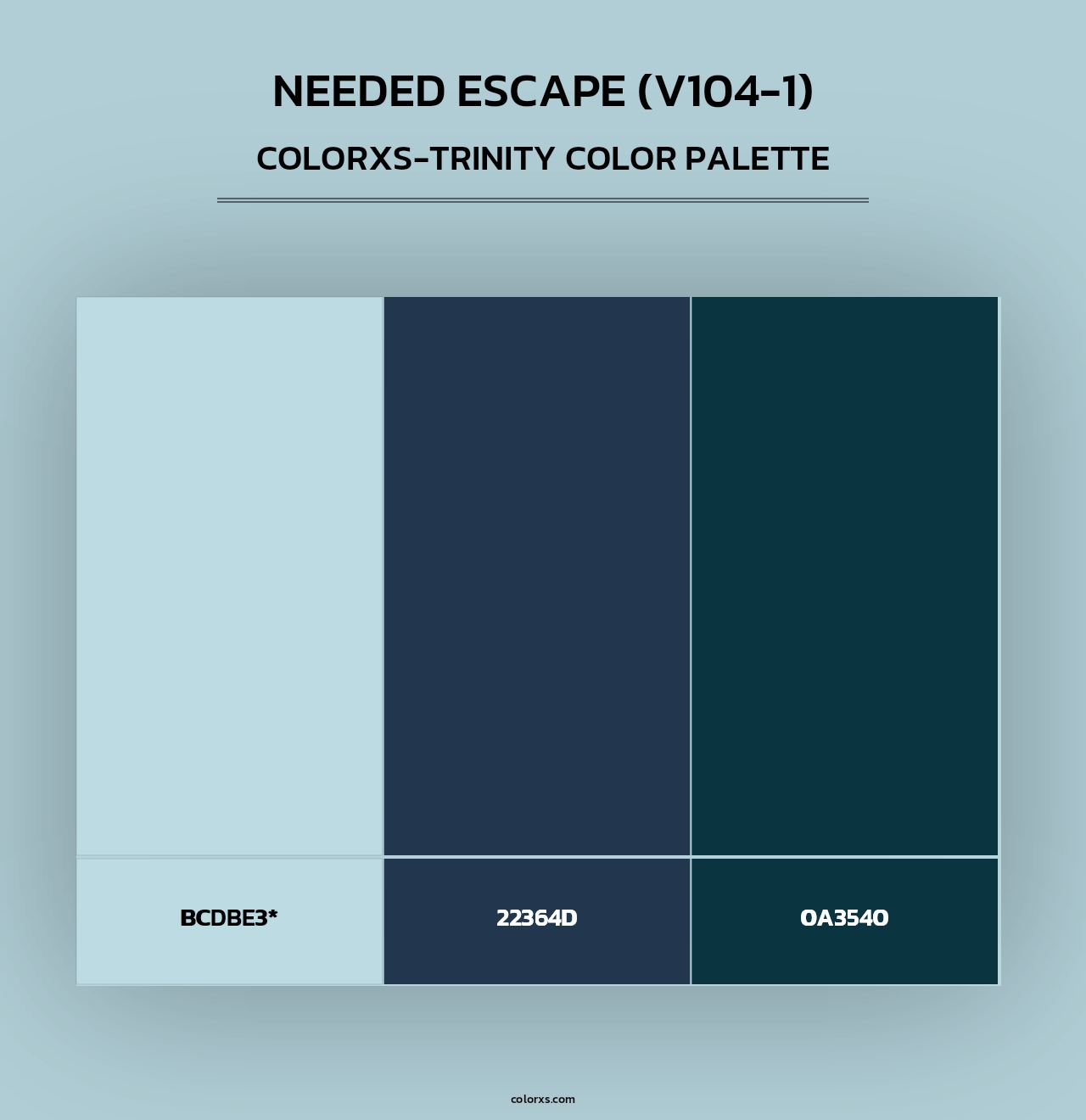 Needed Escape (V104-1) - Colorxs Trinity Palette