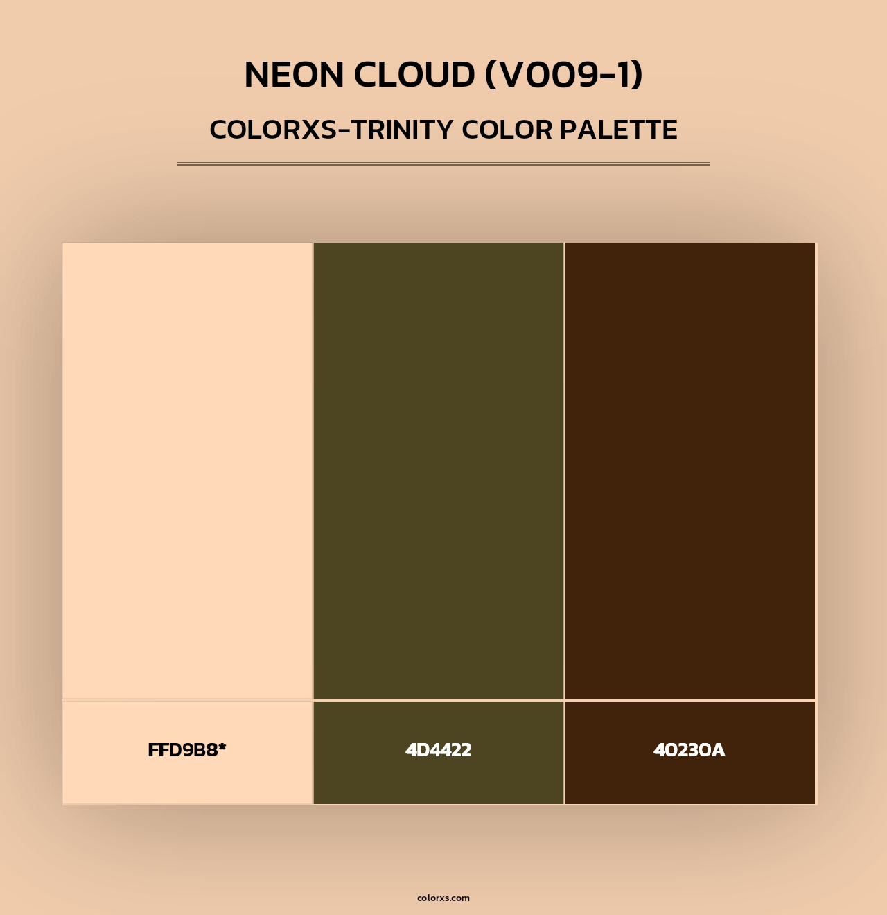 Neon Cloud (V009-1) - Colorxs Trinity Palette