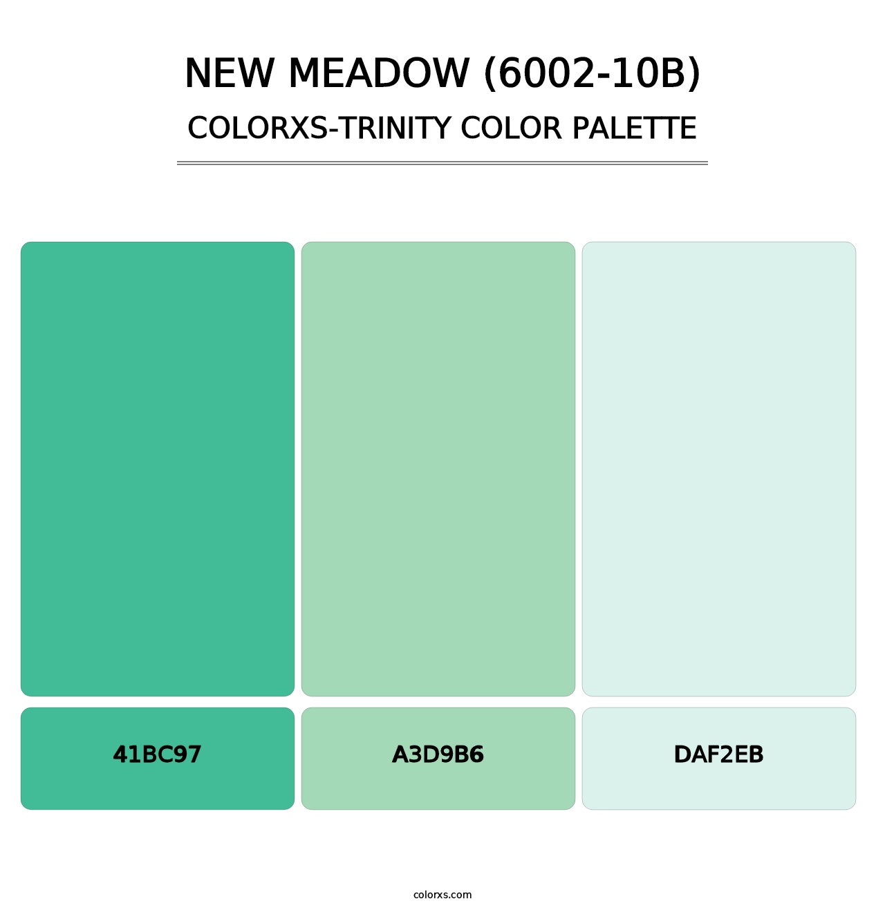 New Meadow (6002-10B) - Colorxs Trinity Palette