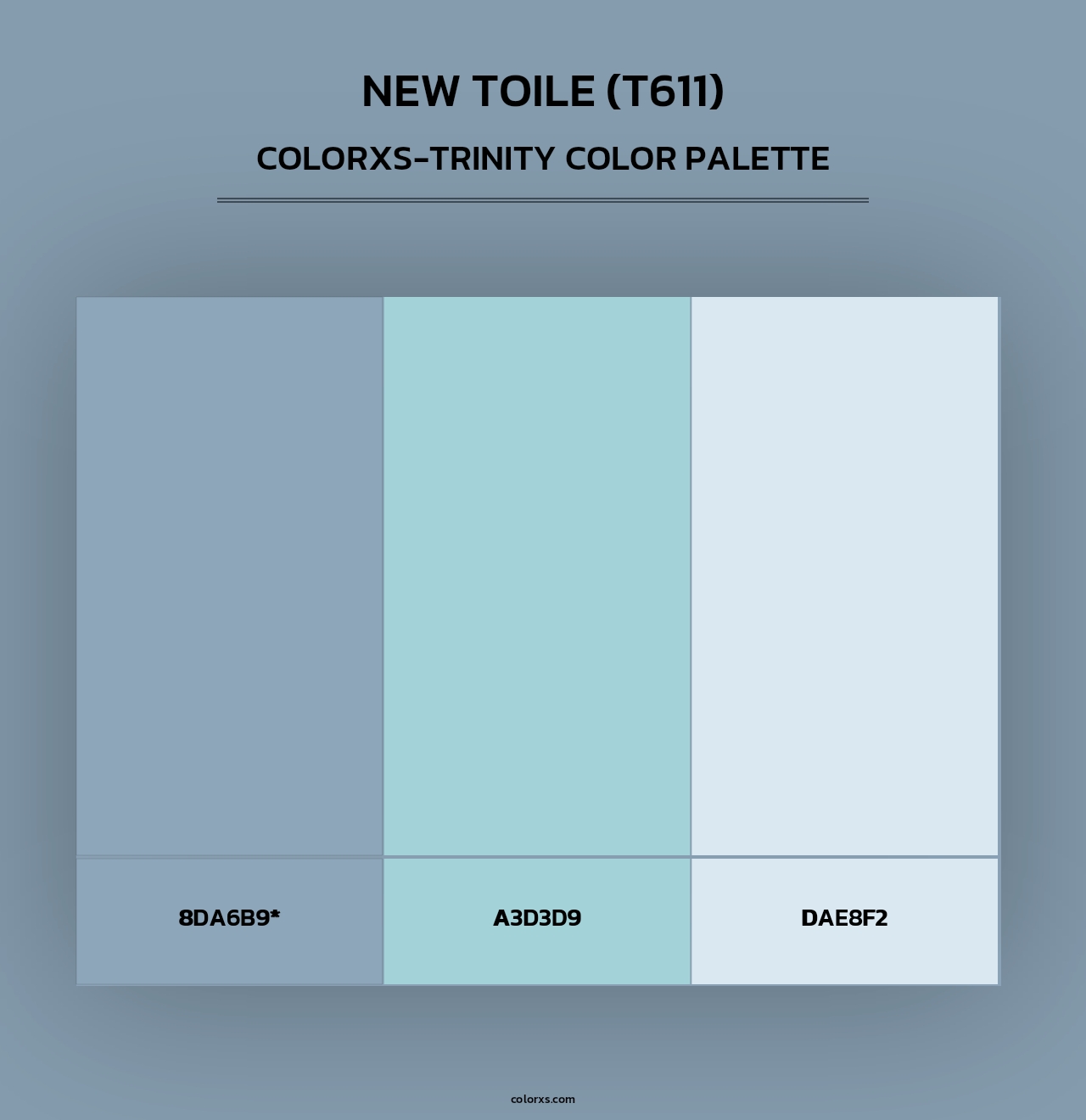 New Toile (T611) - Colorxs Trinity Palette