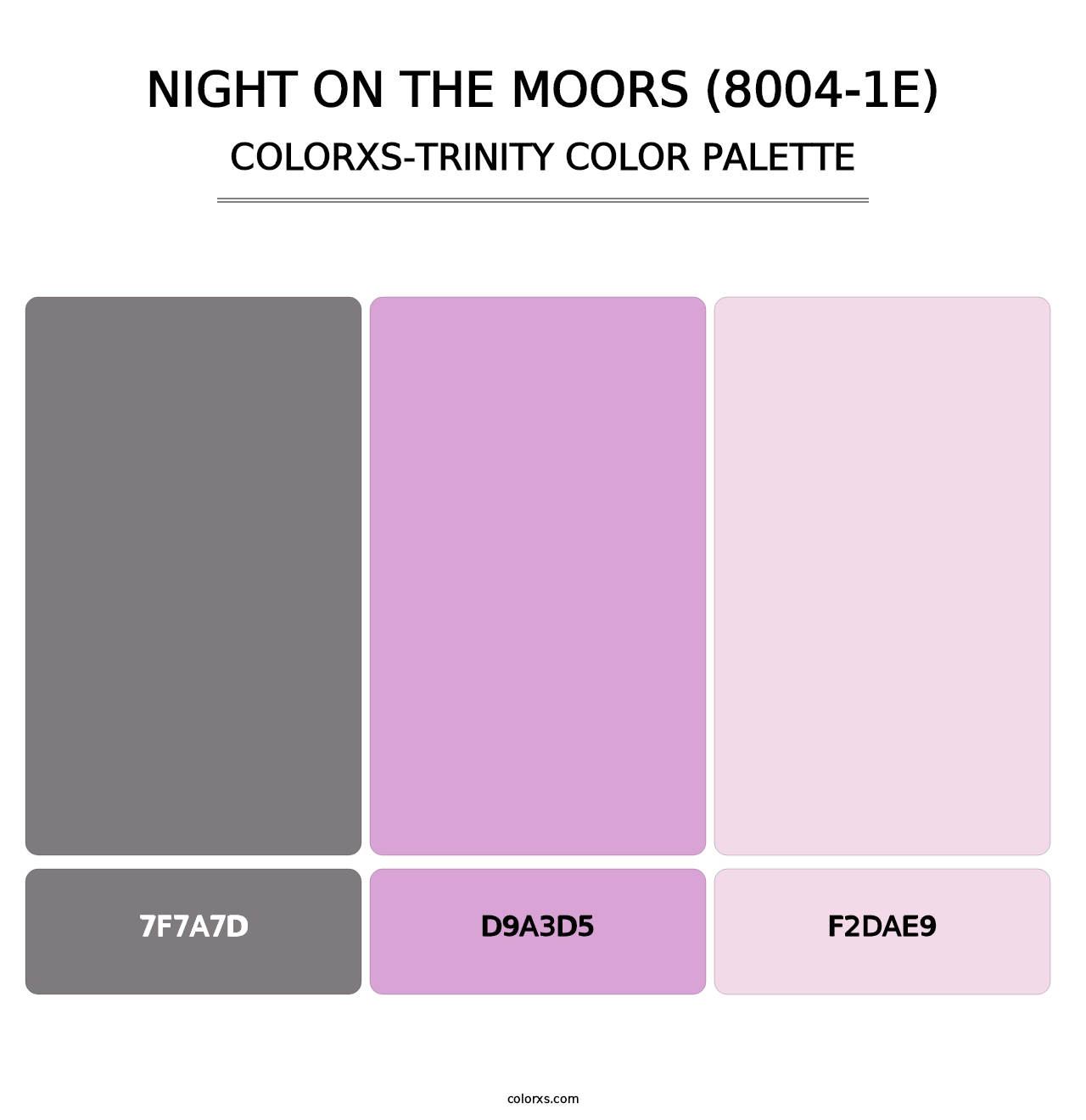 Night on the Moors (8004-1E) - Colorxs Trinity Palette