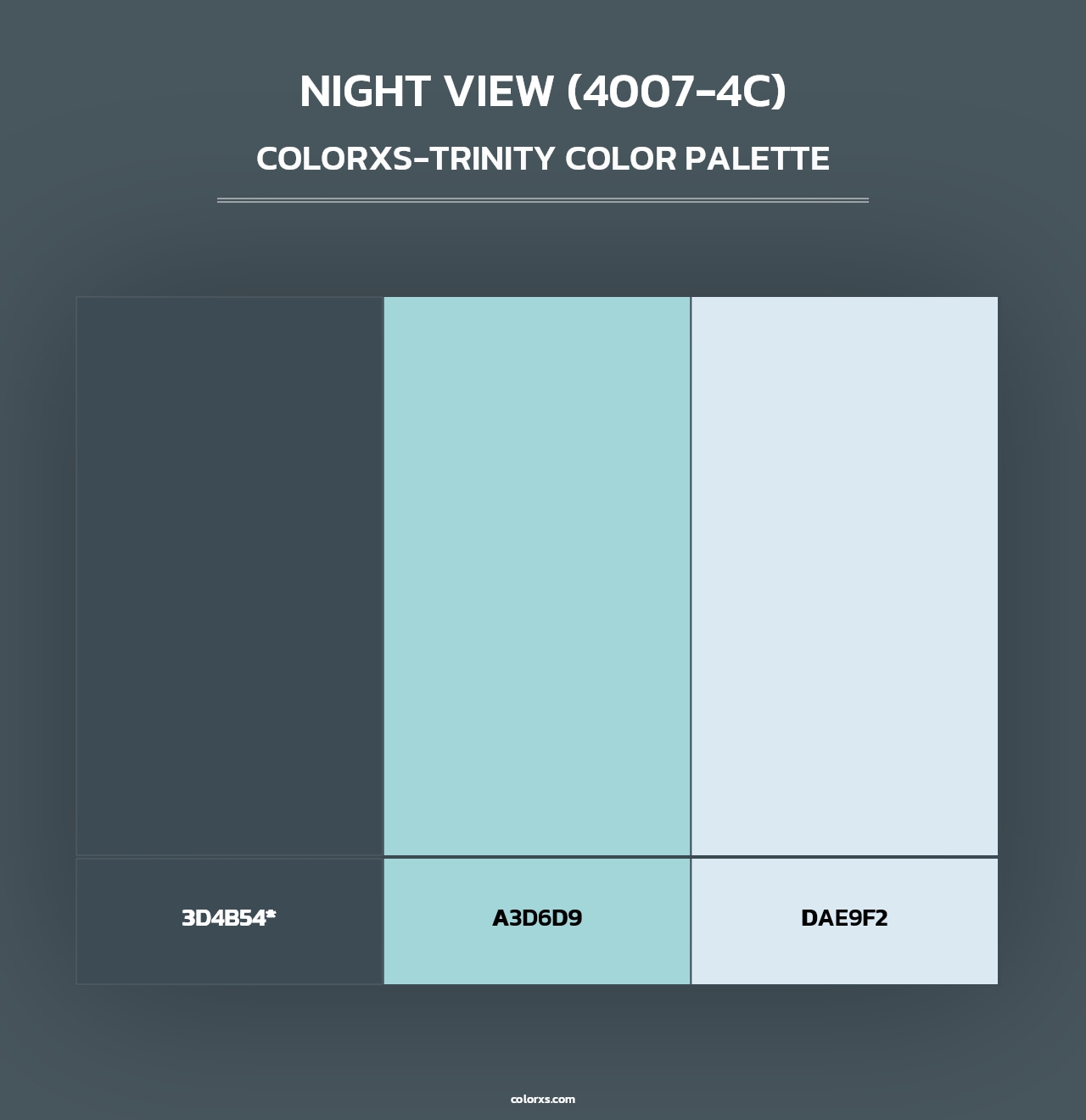 Night View (4007-4C) - Colorxs Trinity Palette