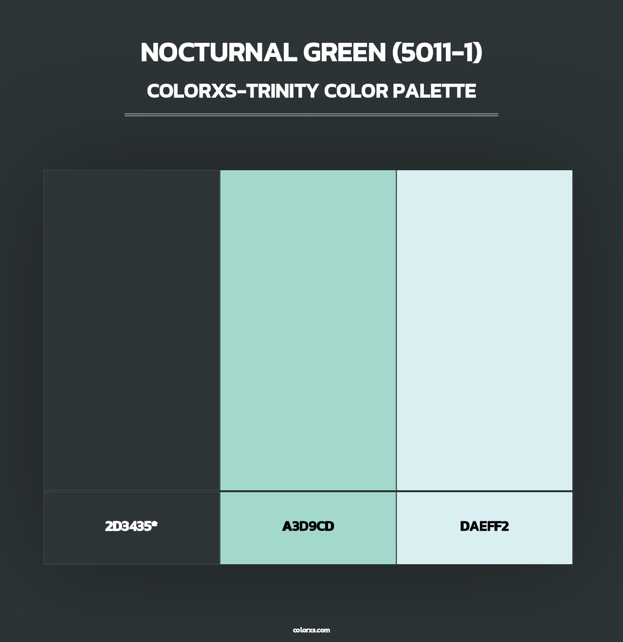 Nocturnal Green (5011-1) - Colorxs Trinity Palette
