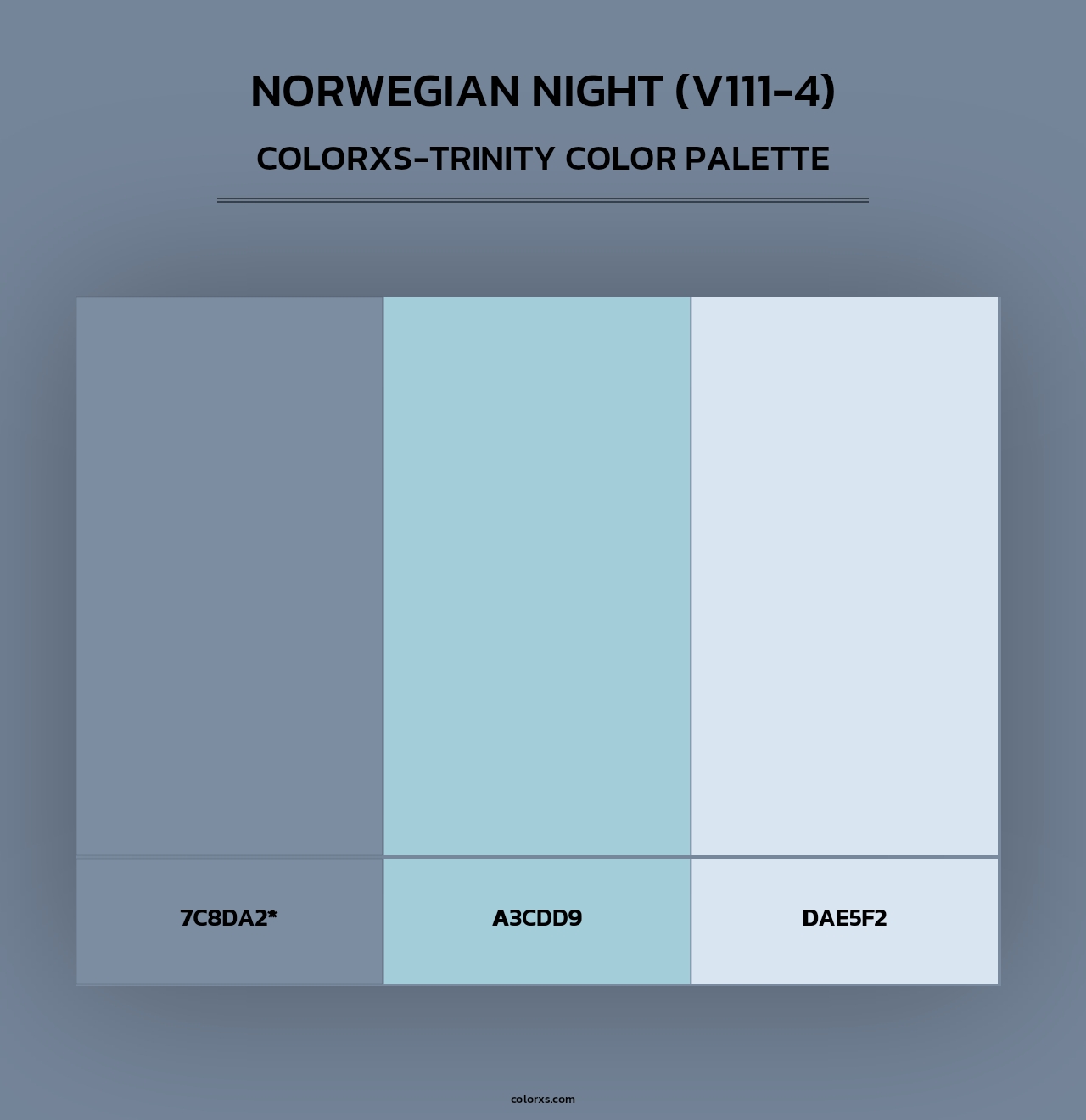 Norwegian Night (V111-4) - Colorxs Trinity Palette