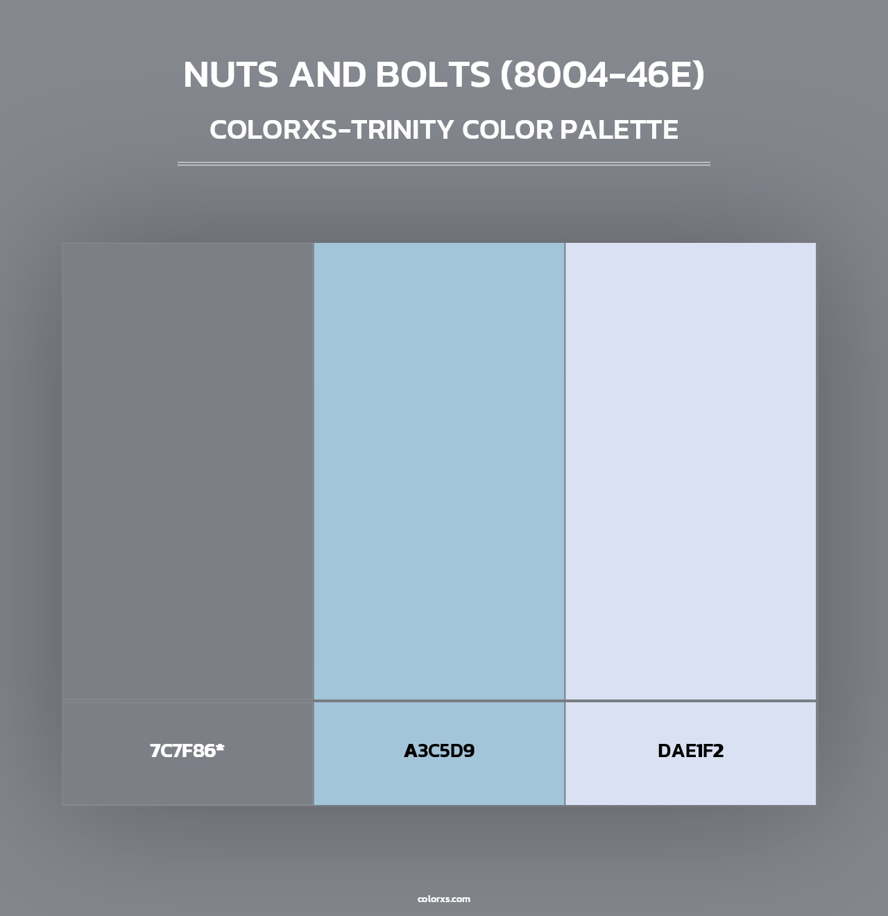 Nuts and Bolts (8004-46E) - Colorxs Trinity Palette