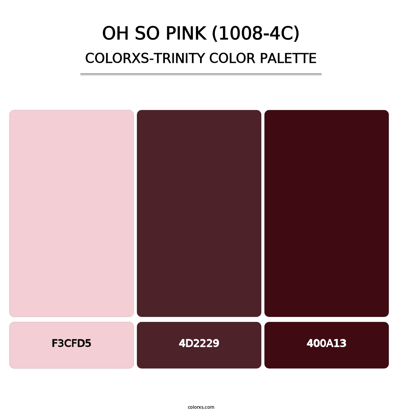 Oh So Pink (1008-4C) - Colorxs Trinity Palette