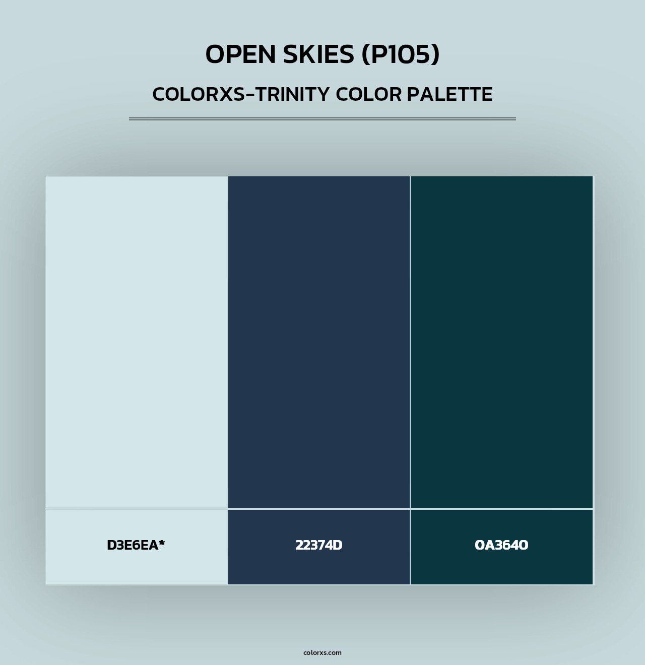 Open Skies (P105) - Colorxs Trinity Palette