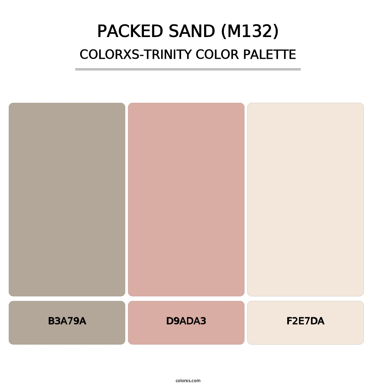 Packed Sand (M132) - Colorxs Trinity Palette