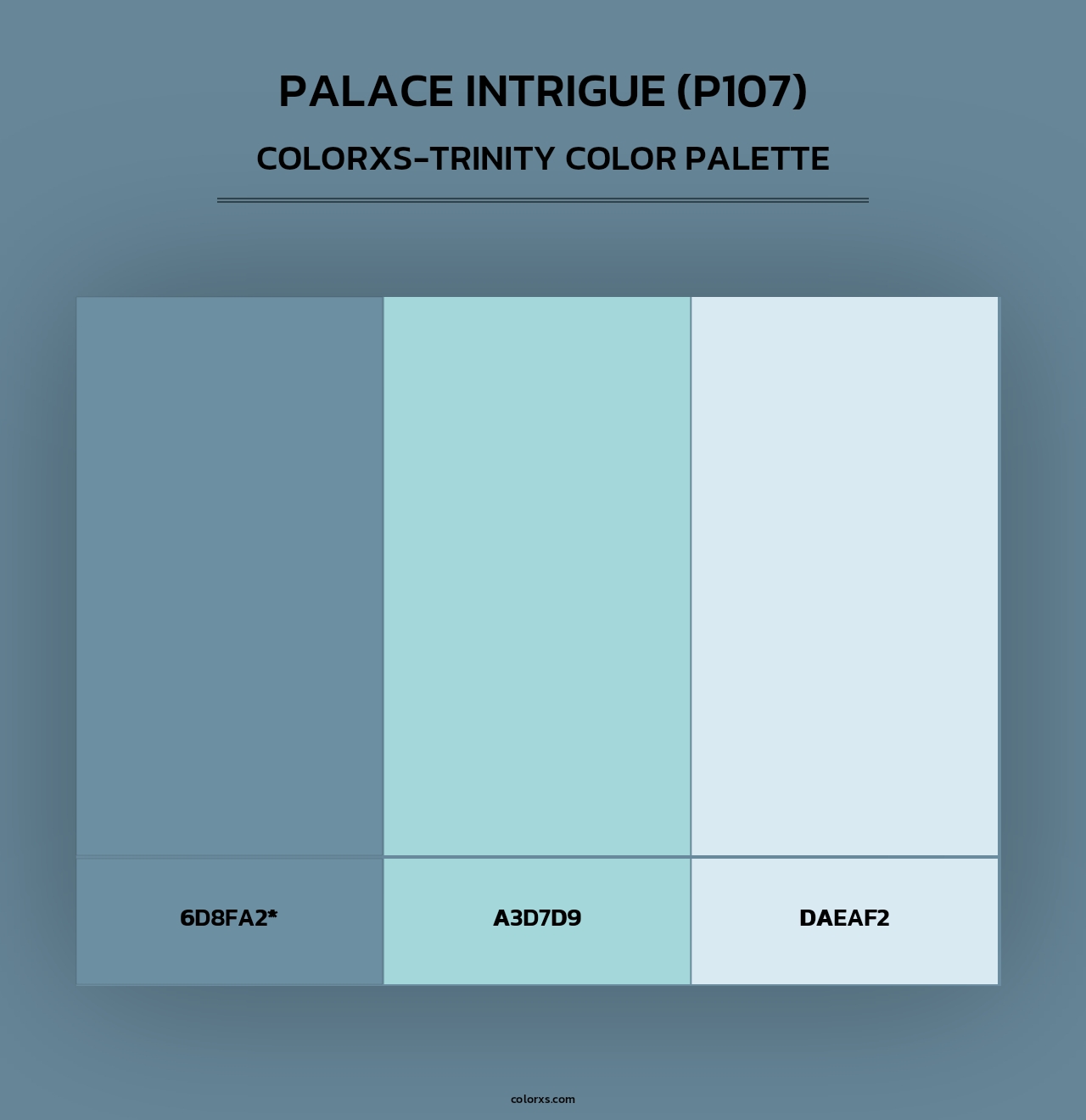 Palace Intrigue (P107) - Colorxs Trinity Palette
