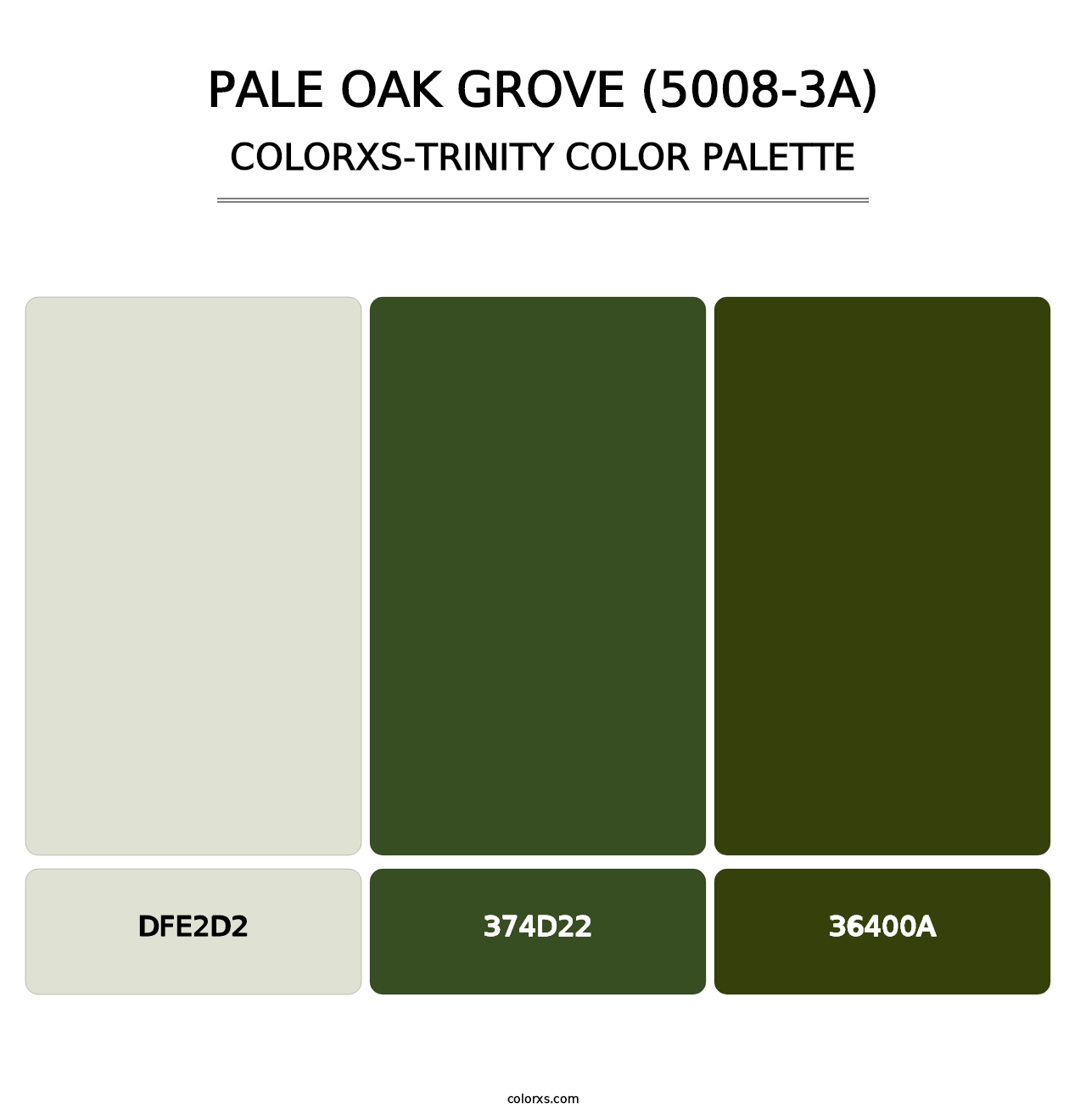 Pale Oak Grove (5008-3A) - Colorxs Trinity Palette