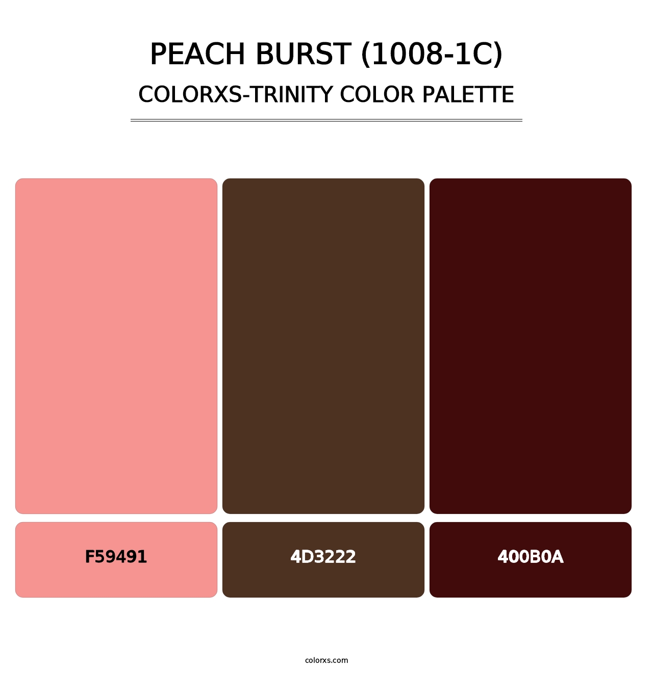 Peach Burst (1008-1C) - Colorxs Trinity Palette
