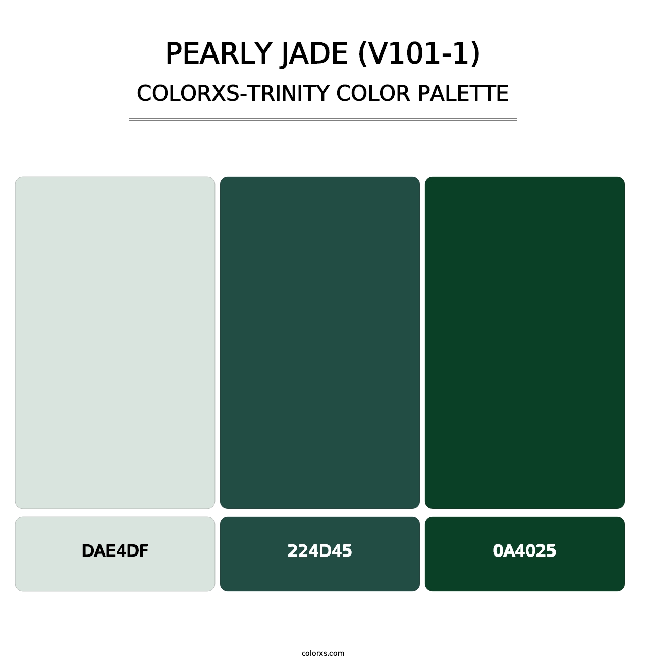 Pearly Jade (V101-1) - Colorxs Trinity Palette