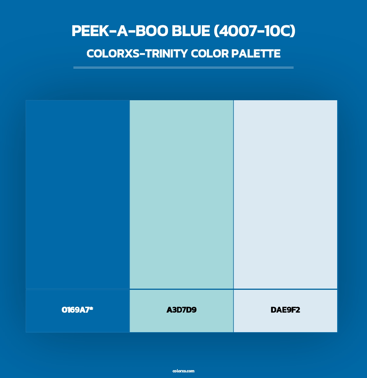 Peek-A-Boo Blue (4007-10C) - Colorxs Trinity Palette