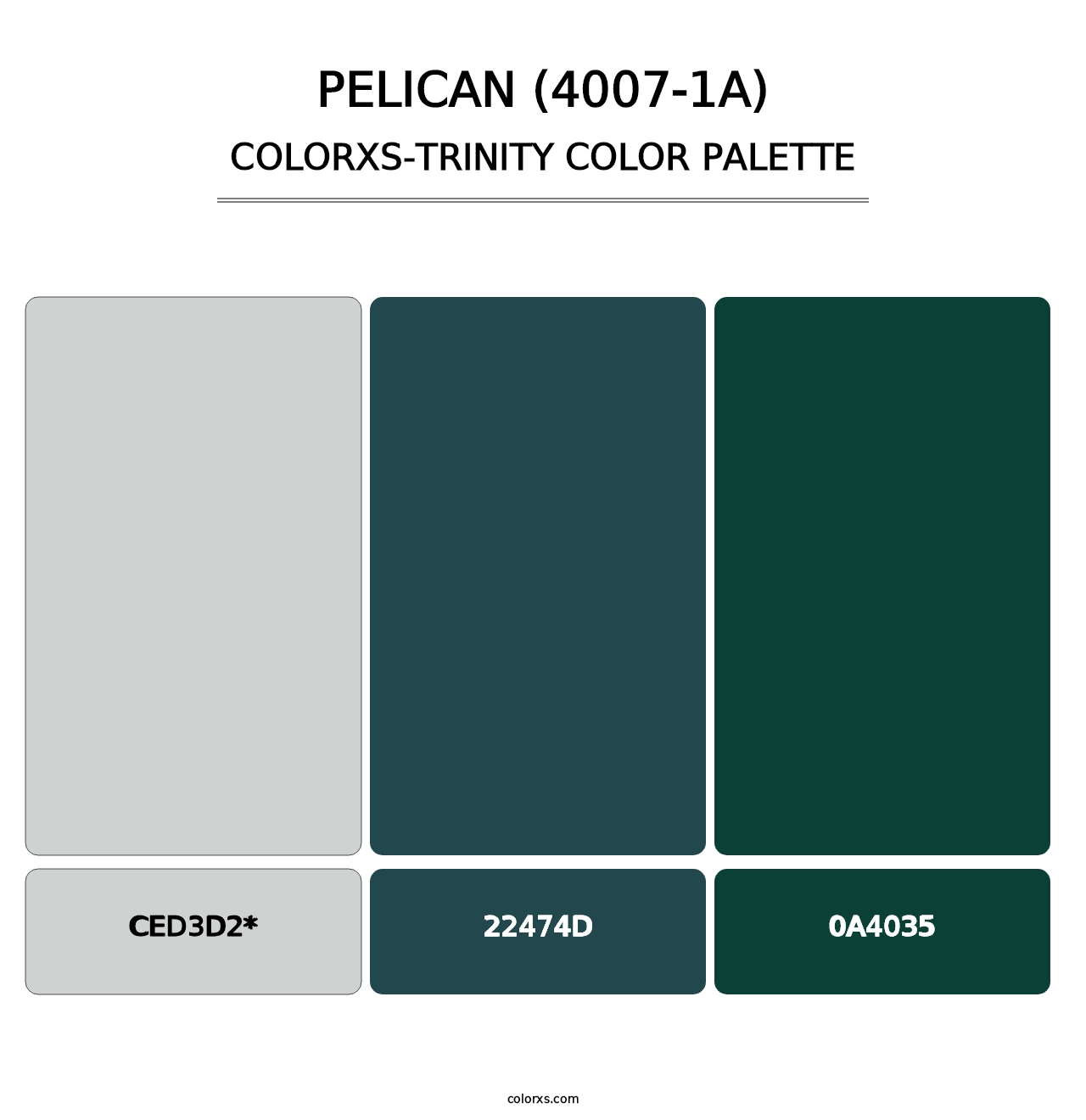 Pelican (4007-1A) - Colorxs Trinity Palette