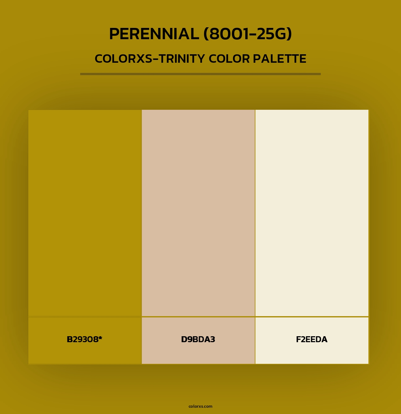 Perennial (8001-25G) - Colorxs Trinity Palette