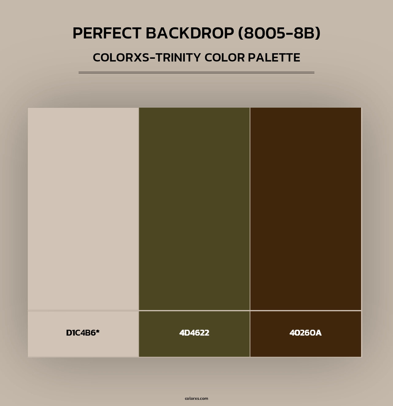 Perfect Backdrop (8005-8B) - Colorxs Trinity Palette