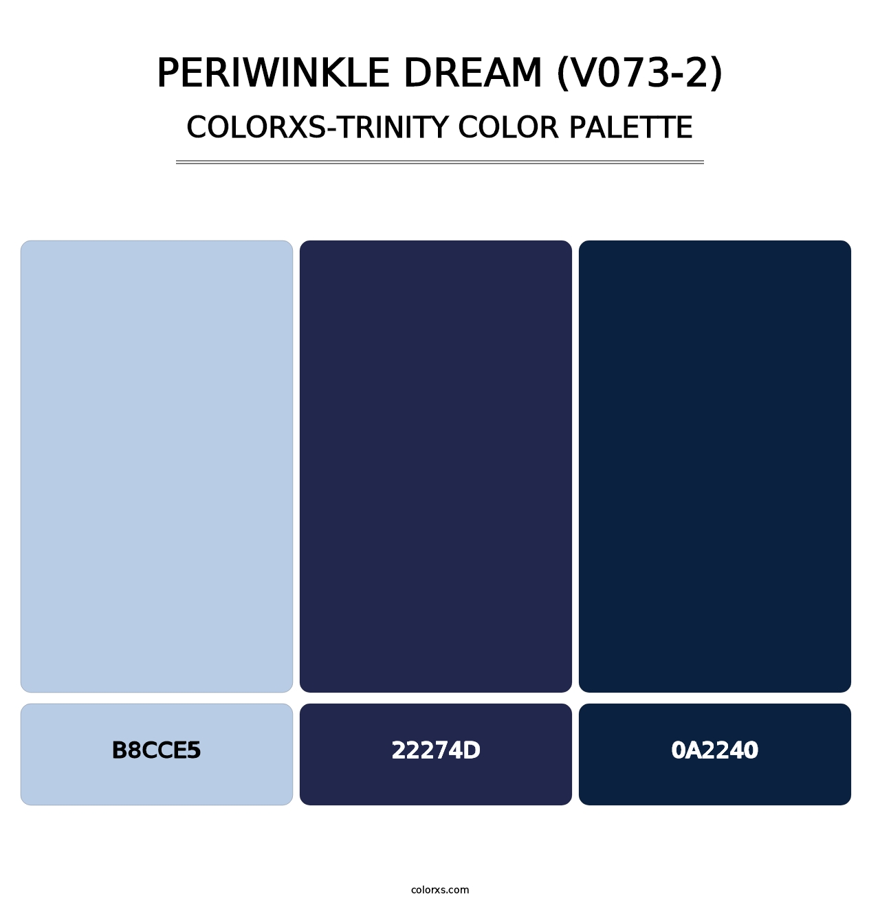 Periwinkle Dream (V073-2) - Colorxs Trinity Palette
