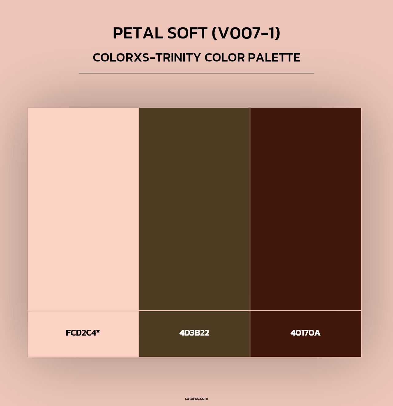 Petal Soft (V007-1) - Colorxs Trinity Palette
