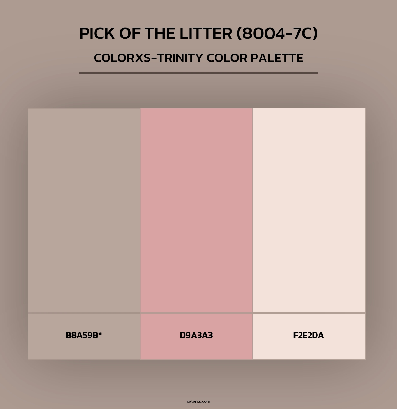 Pick of the Litter (8004-7C) - Colorxs Trinity Palette