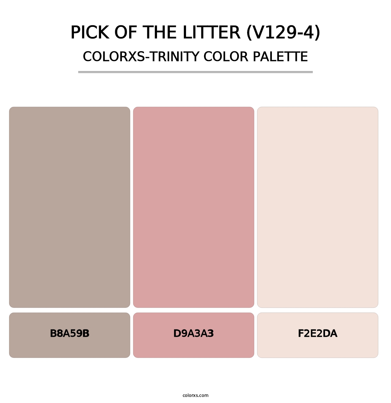 Pick of the Litter (V129-4) - Colorxs Trinity Palette