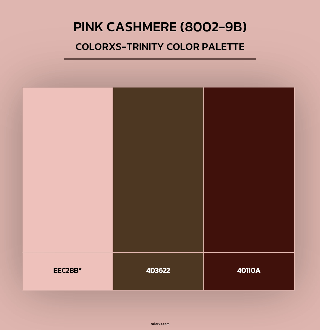 Pink Cashmere (8002-9B) - Colorxs Trinity Palette