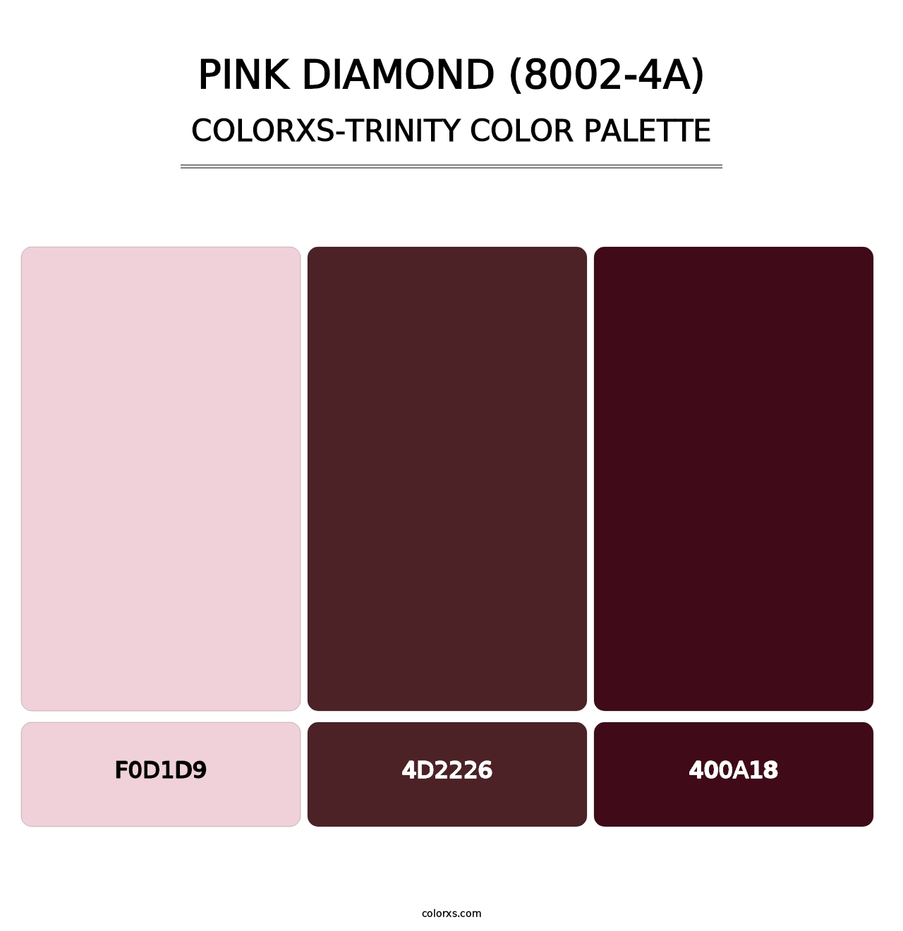 Pink Diamond (8002-4A) - Colorxs Trinity Palette