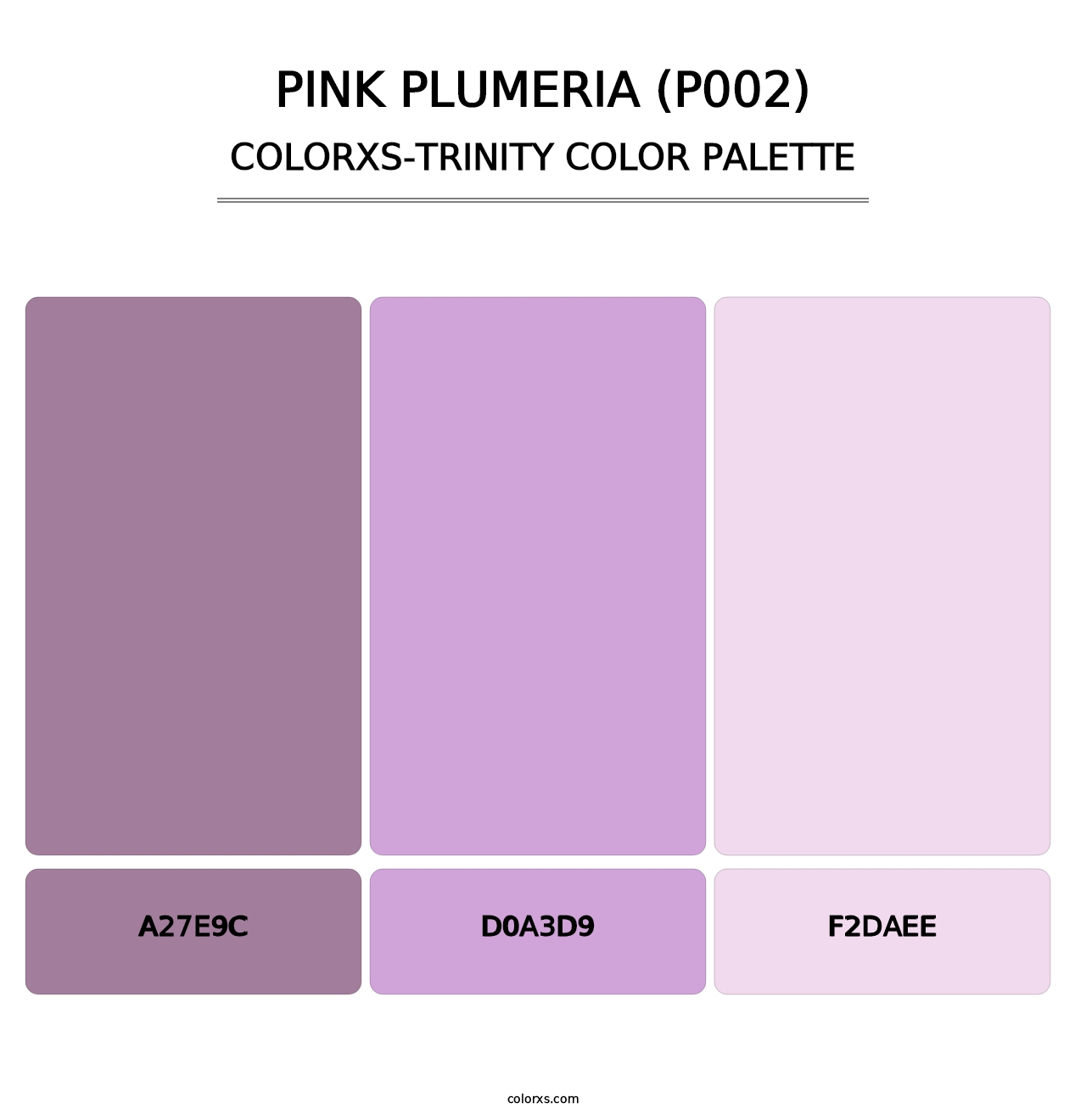 Pink Plumeria (P002) - Colorxs Trinity Palette