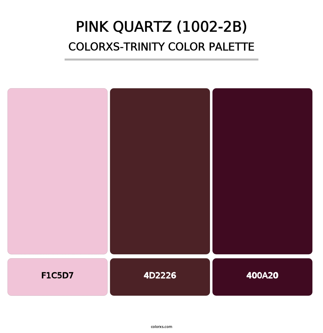 Pink Quartz (1002-2B) - Colorxs Trinity Palette