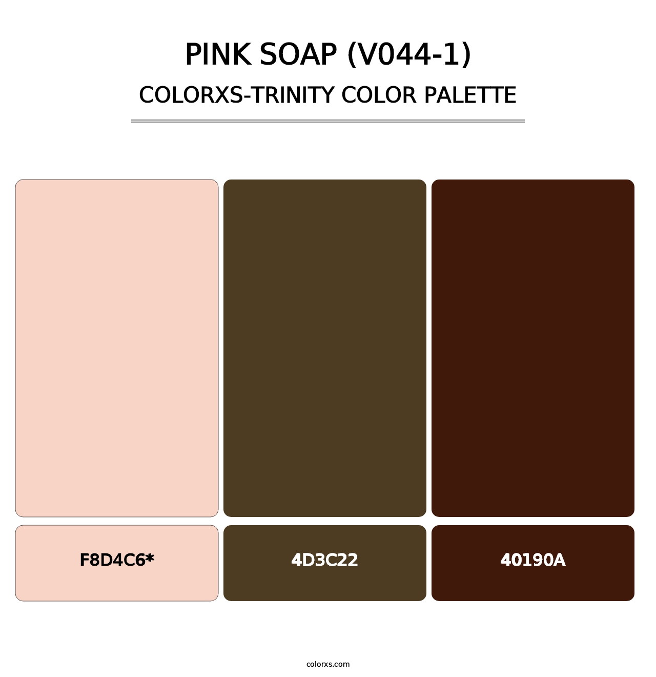 Pink Soap (V044-1) - Colorxs Trinity Palette