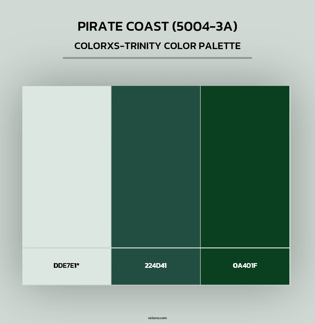 Pirate Coast (5004-3A) - Colorxs Trinity Palette