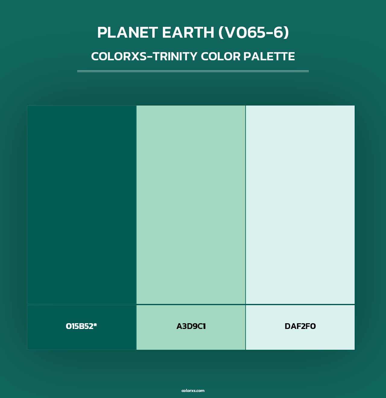 Planet Earth (V065-6) - Colorxs Trinity Palette