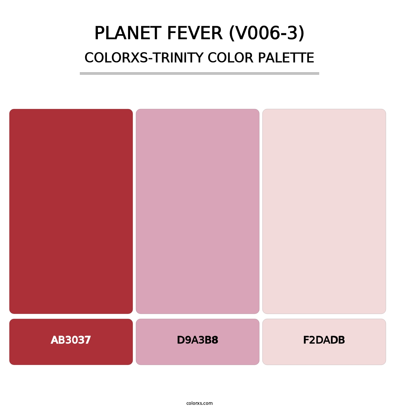Planet Fever (V006-3) - Colorxs Trinity Palette