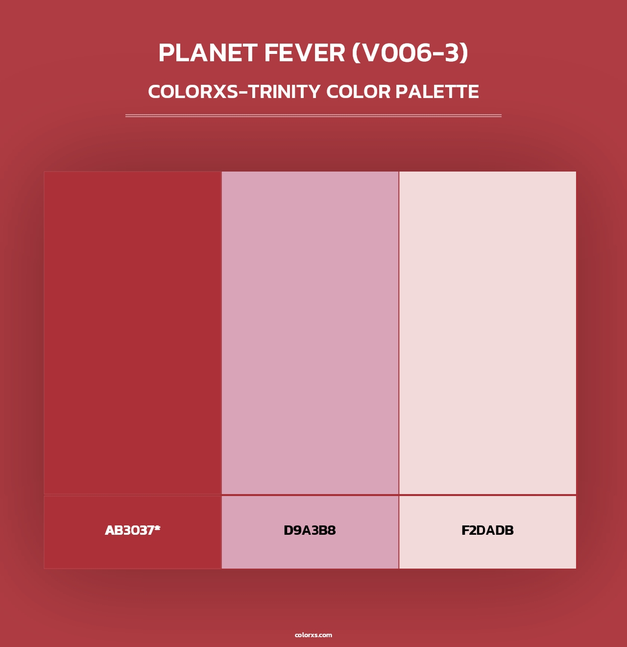 Planet Fever (V006-3) - Colorxs Trinity Palette