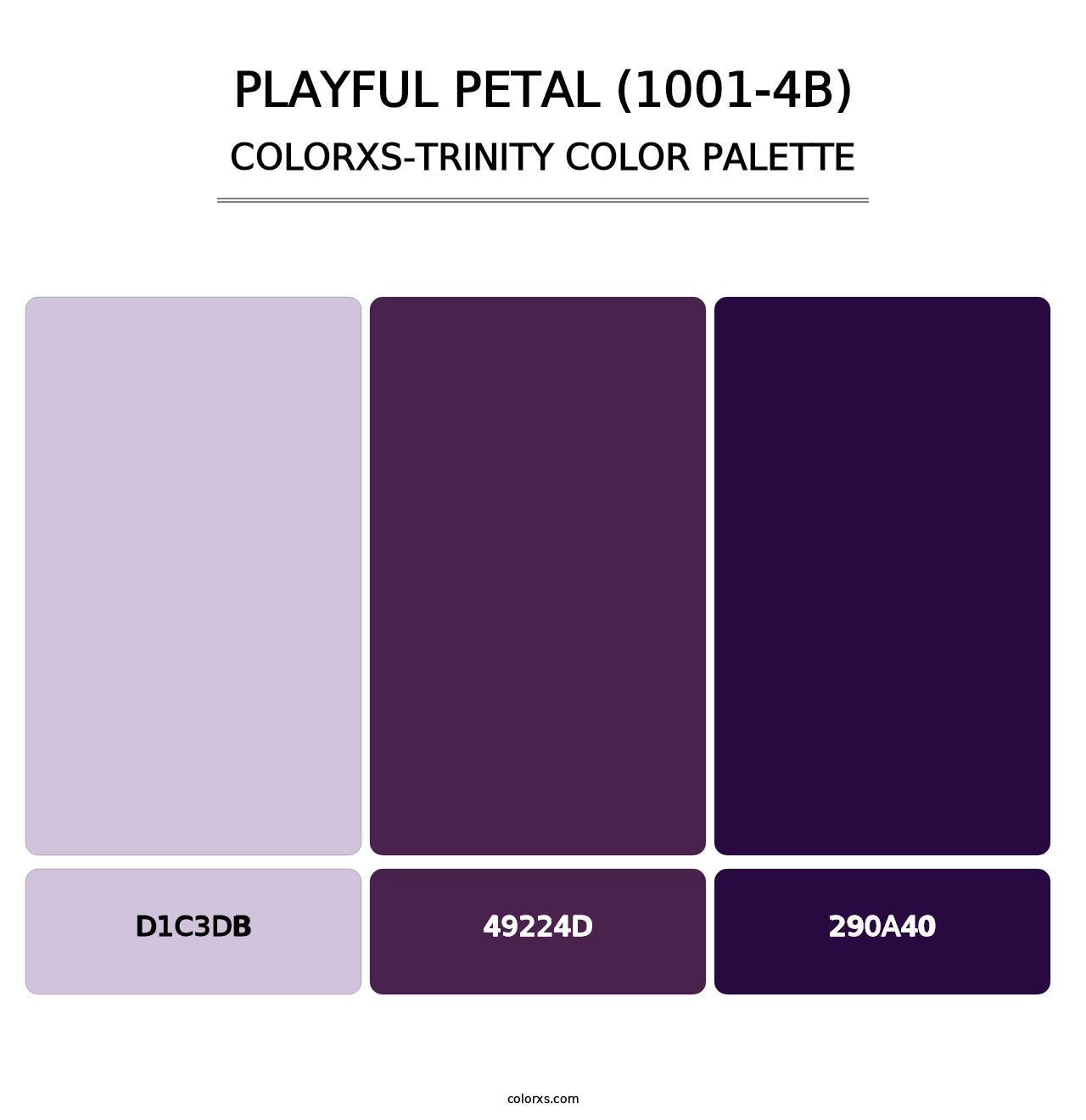 Playful Petal (1001-4B) - Colorxs Trinity Palette