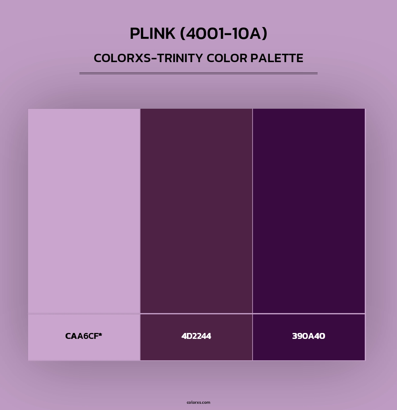 Plink (4001-10A) - Colorxs Trinity Palette