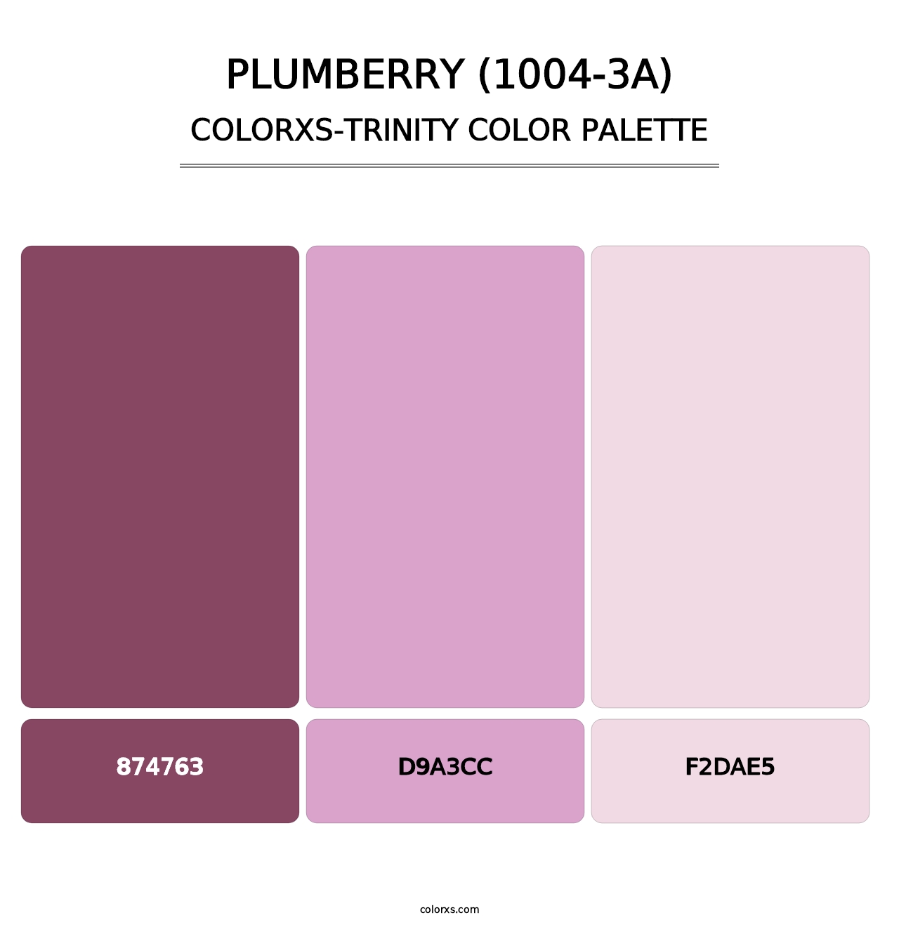 Plumberry (1004-3A) - Colorxs Trinity Palette