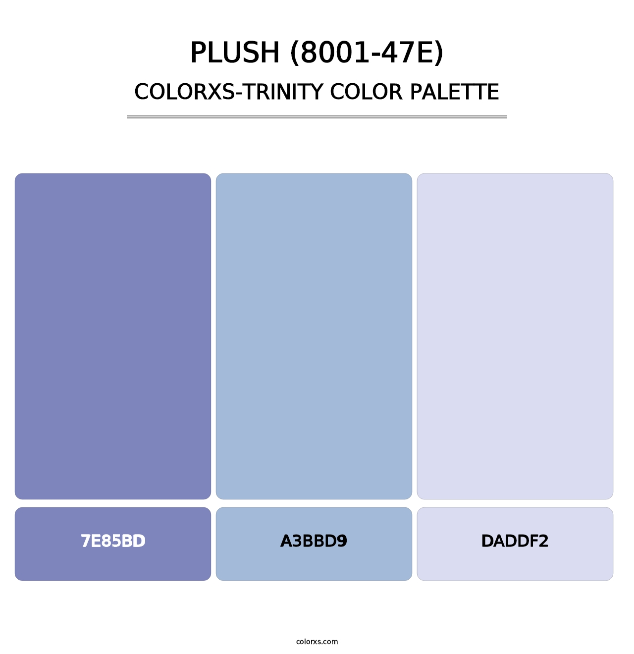 Plush (8001-47E) - Colorxs Trinity Palette