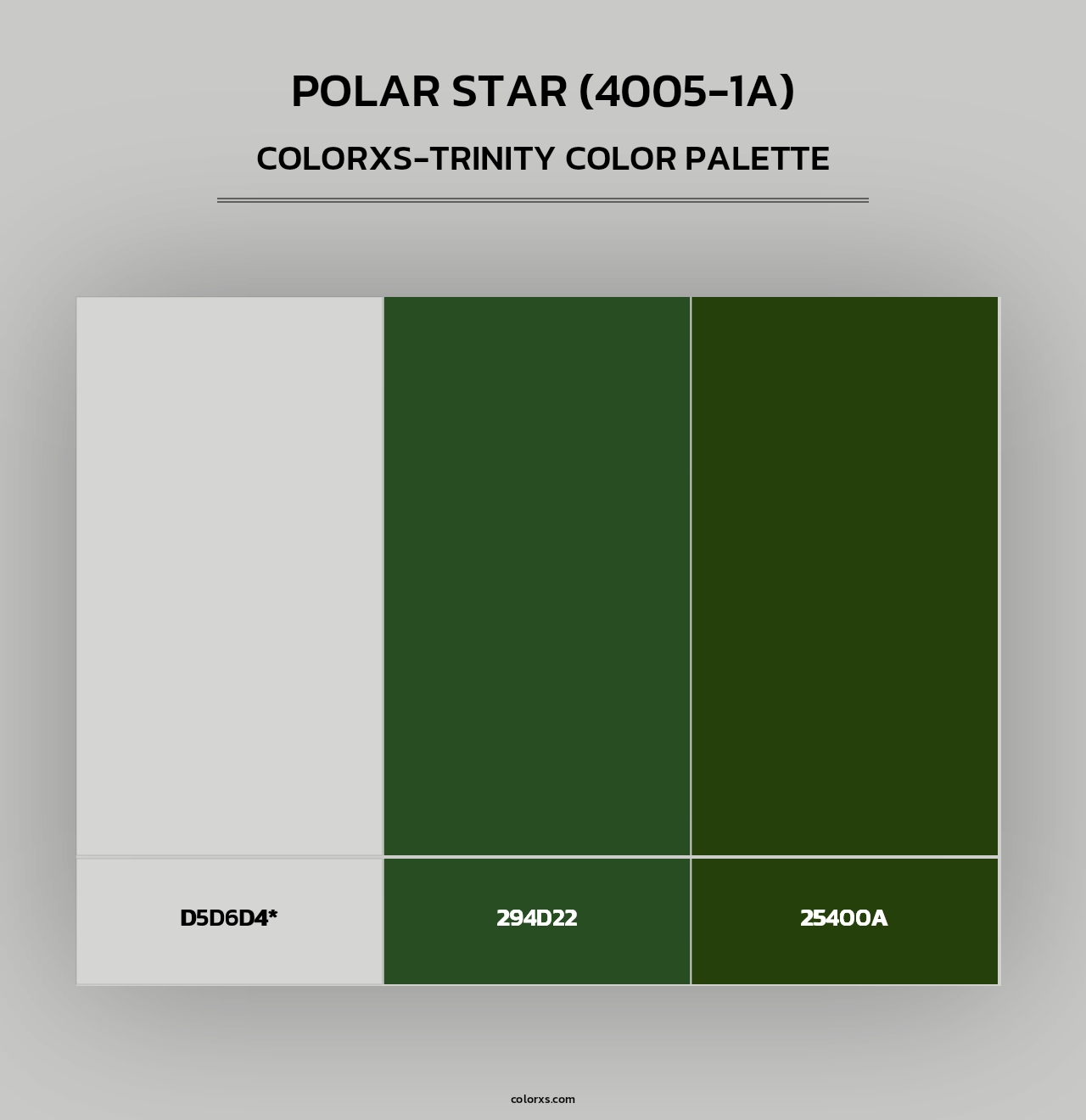 Polar Star (4005-1A) - Colorxs Trinity Palette