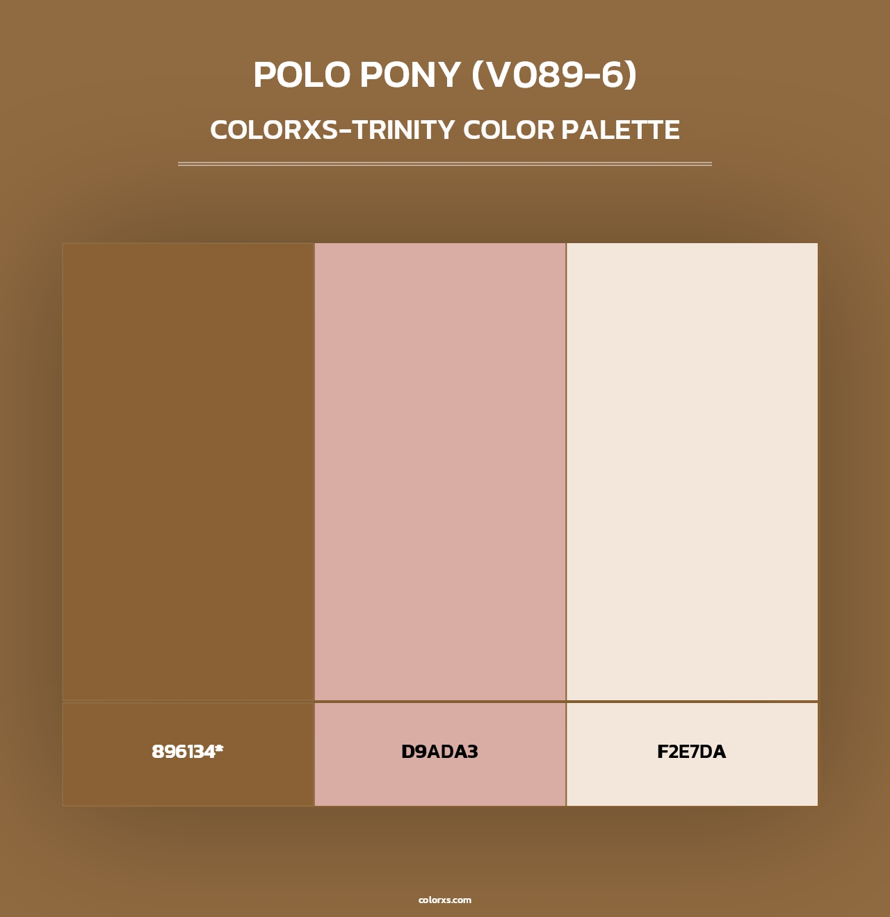 Polo Pony (V089-6) - Colorxs Trinity Palette