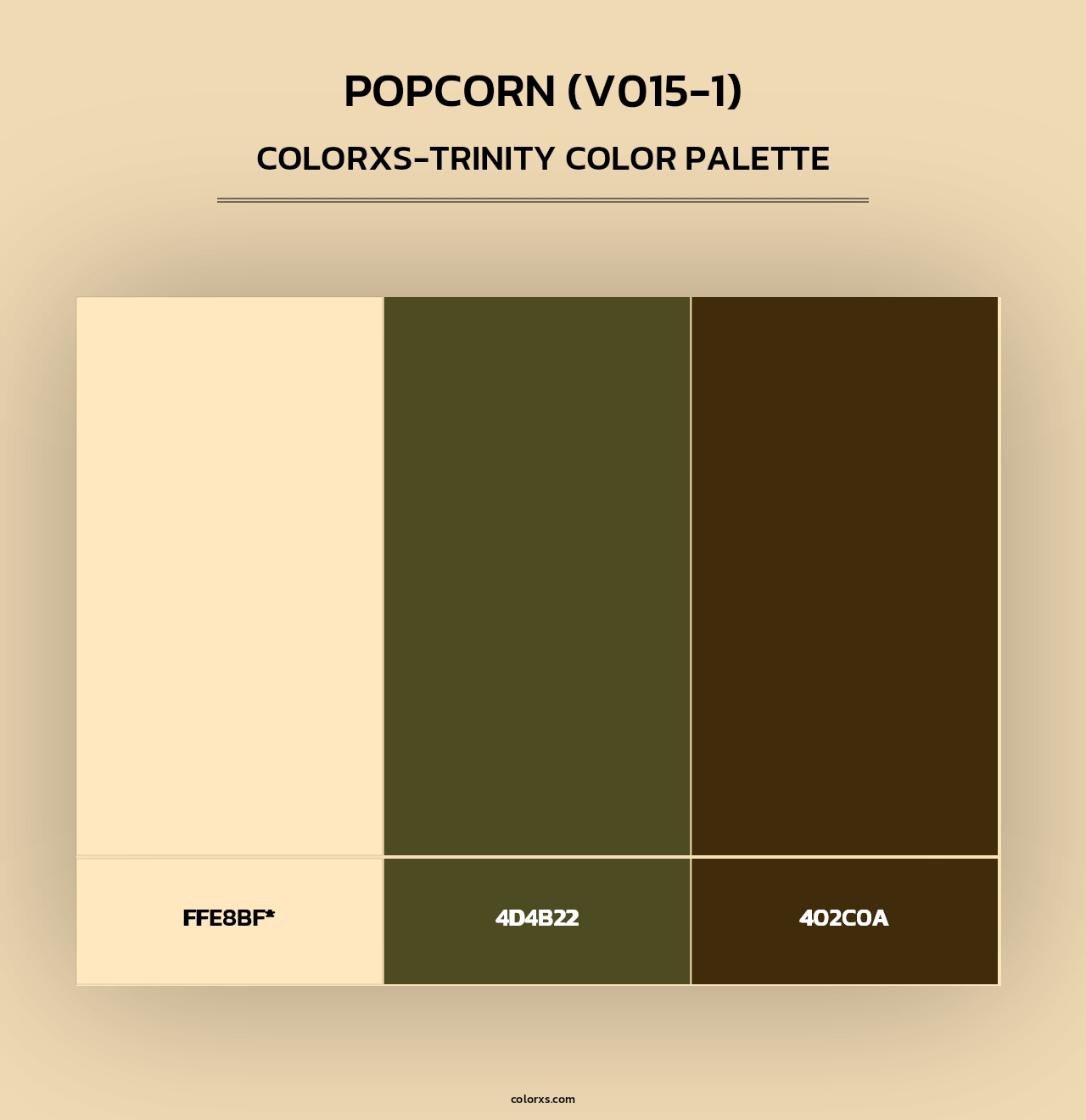 Popcorn (V015-1) - Colorxs Trinity Palette
