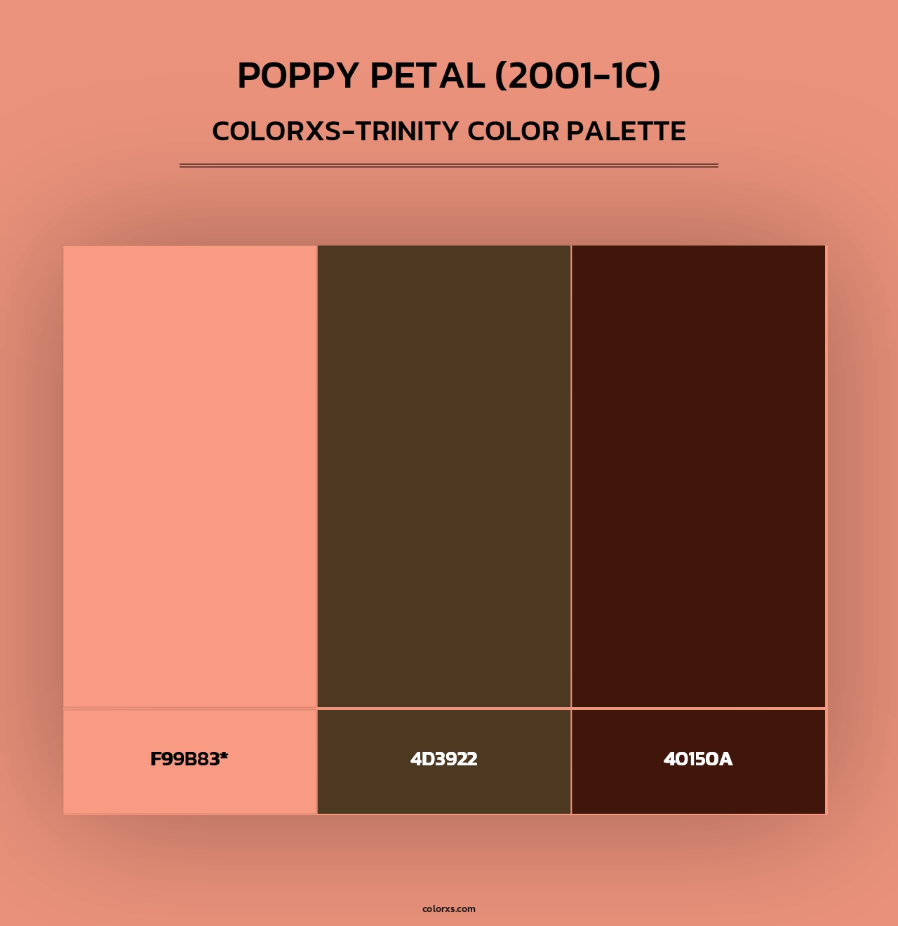 Poppy Petal (2001-1C) - Colorxs Trinity Palette