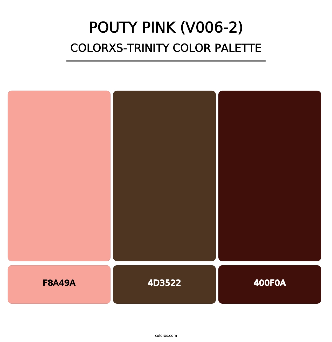 Pouty Pink (V006-2) - Colorxs Trinity Palette