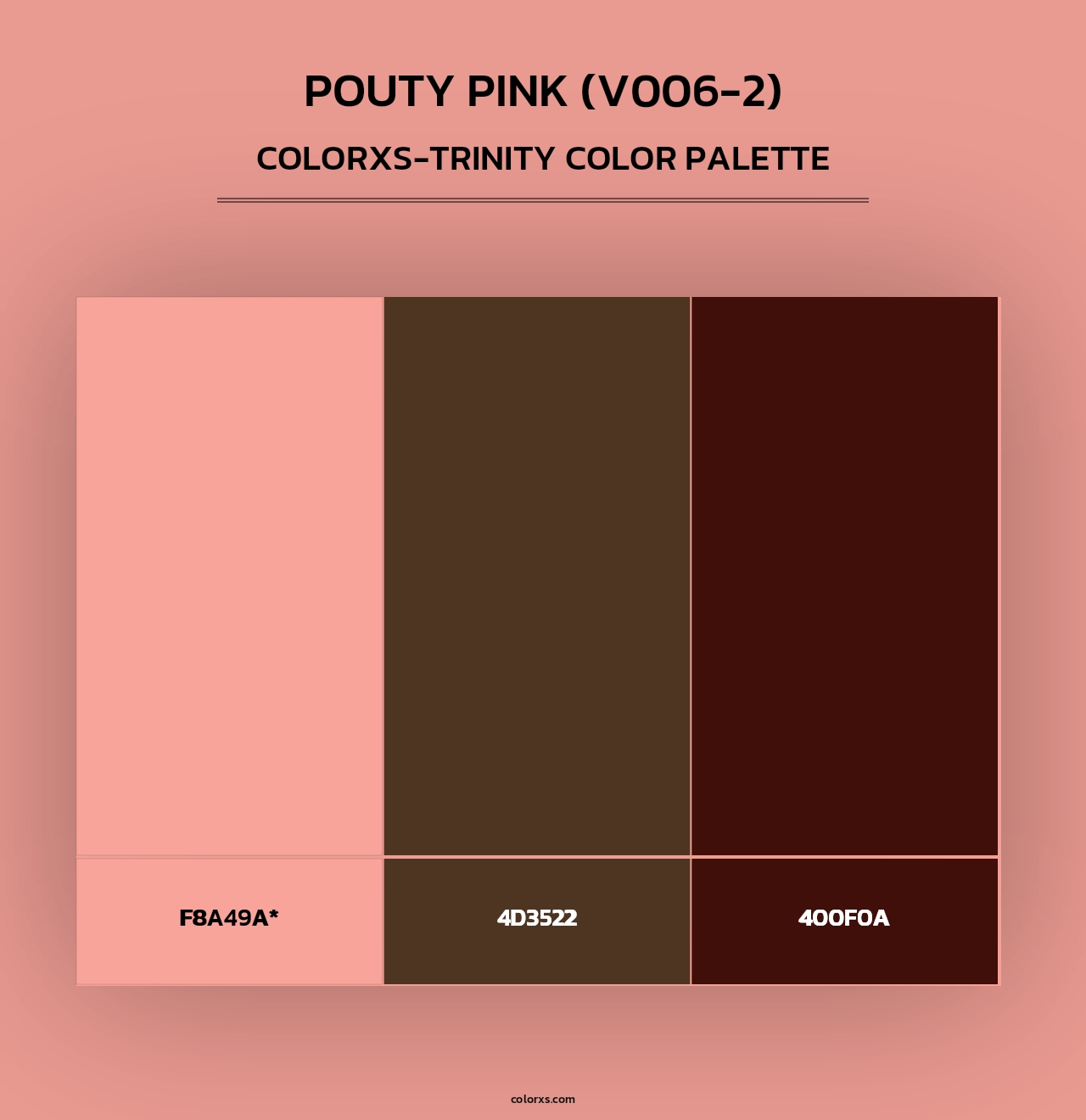Pouty Pink (V006-2) - Colorxs Trinity Palette