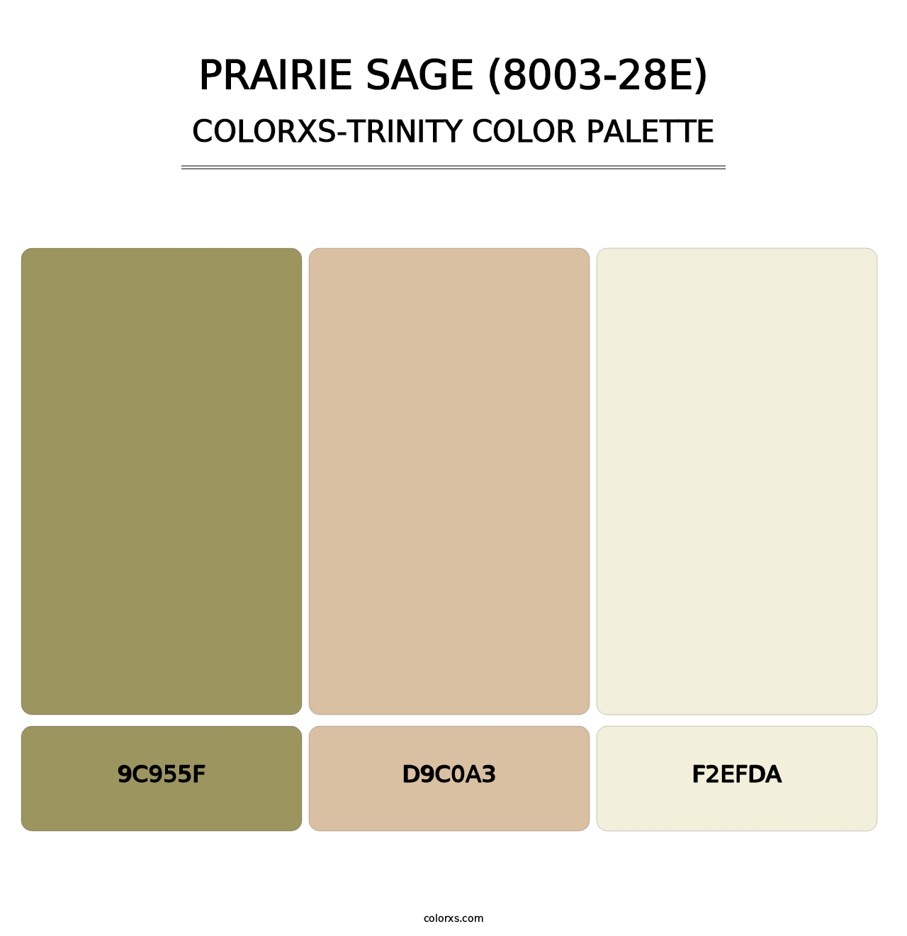 Prairie Sage (8003-28E) - Colorxs Trinity Palette