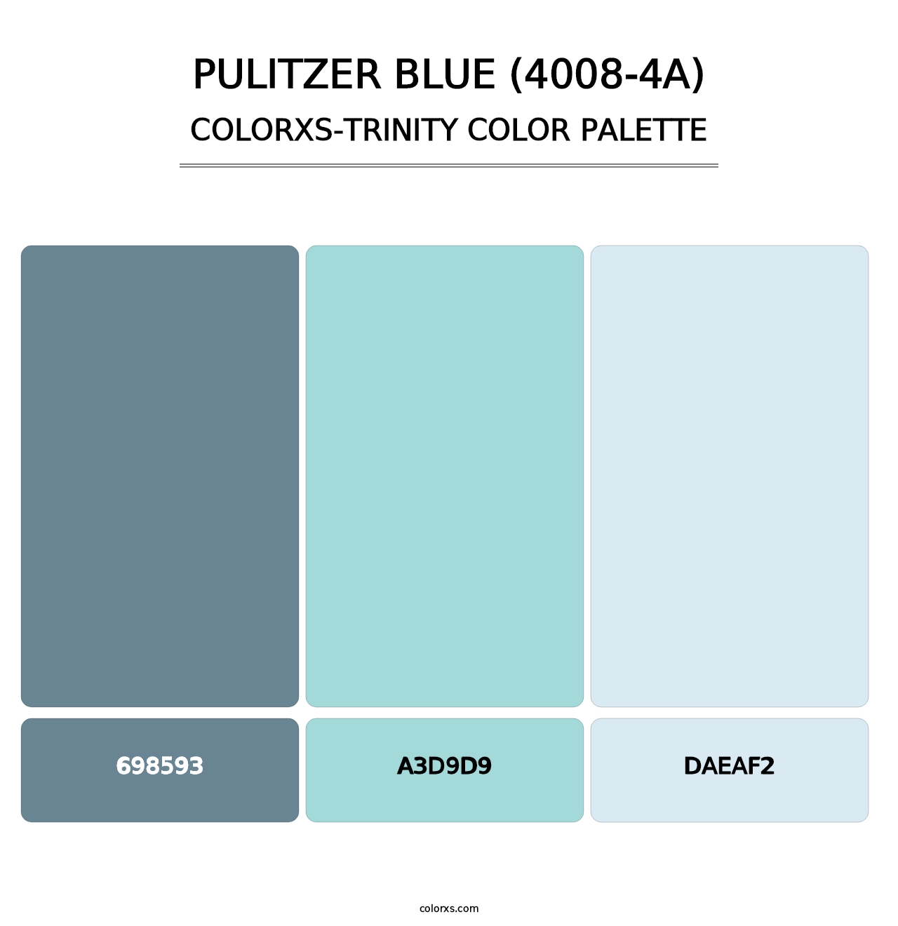 Pulitzer Blue (4008-4A) - Colorxs Trinity Palette